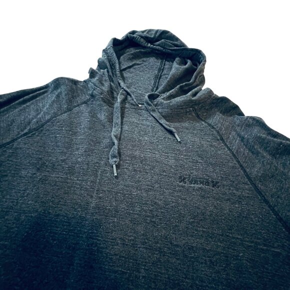 Vans Mens L Heathered Charcoal Gray Lightweight Hoodie - Picture 4 of 10